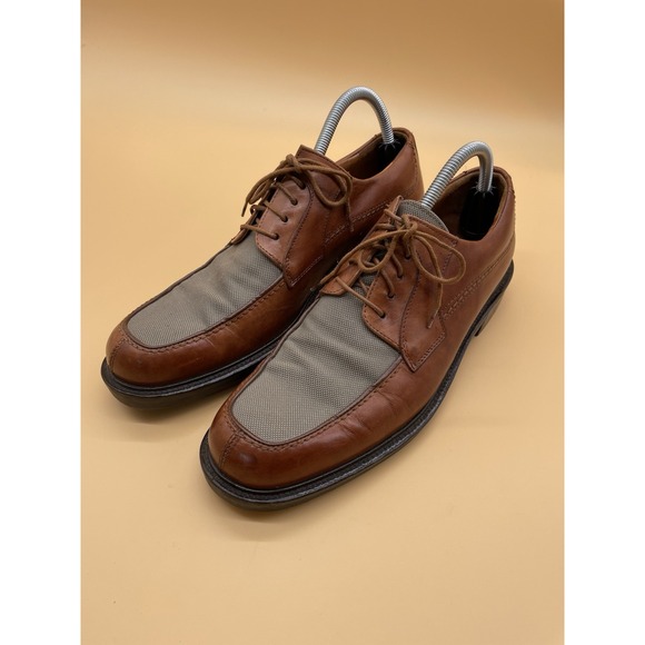 Johnston‎ Murphy Passport Mens Size 9 M Split Moc Toe Brown Italy 20-1520 - Picture 1 of 8